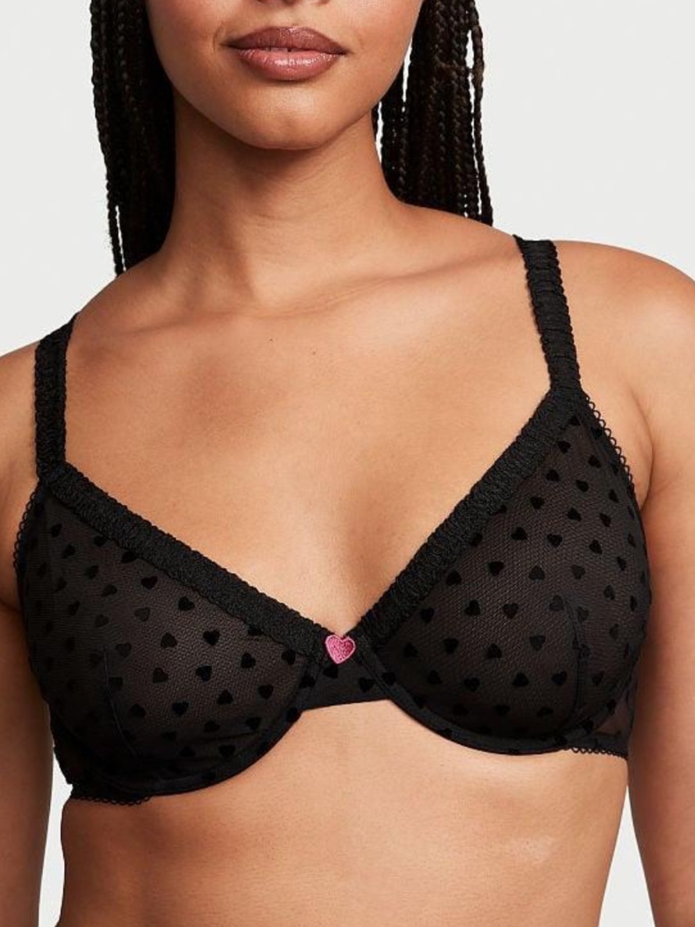 Victoria's Secret Tease Fun & Flirty Unlined Demi Bra Size 36D